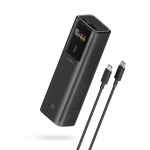 V&auml;line aku Cuktech  Powerbank Cuktech CKPB100PGLBL 150W 10000mAh USB-C USB-A - black