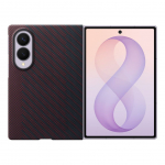 Muud kaubad Samsung  Samsung Carbon Magnet Case for Samsung Galaxy Z Fold 8 compatible with MagSafe + 2 anti-reflective films - red