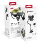 Puutepliiats Forcell Car phone holder Forcell F-Grip Oval 27 cm windshield / dashboard / air vent black