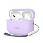 Korpus k&otilde;rvaklappidele Tech-Protect Apple AirPods Pro 1 / 2 Silicone Case Purple