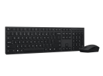 Arvuti klaviatuur Lenovo  Professional Wireless Rechargeable Keyboard and Mouse Combo AI - Lithuanian |
