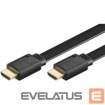 Kaabel Goobay - High Speed HDMI flat-cable with Ethernet 1 m Black