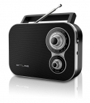 Interaktiivne lahendus Muse M-051R Black, 2-band portable radio,