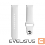 Rihm Evelatus 20mm Silicone Loop Watch Straps (S/M 110mm) White