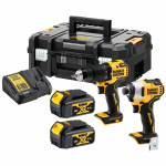 Kalakaubad DeWALT | 18V XR Brushless Twin Kit - 2 X 4Ah | DCK2062M2T-QW