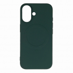 Tagakaaned Hurtel  Liquid Silicone Case with MagSafe for iPhone 16e - Green