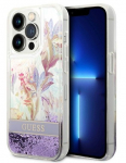 Tagakaaned Guess Apple iPhone 14 Pro Max 6,7 hardcase Flower Liquid Glitter