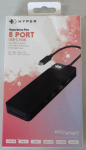 Juhtmevabad k&otilde;rvaklapid HYPER SALE OUT. Drive Flex 8 Port USB-C Hub, Black | Drive Flex 8 Port USB-C Hub, Black | HD4102BKGL | HDMI ports quantity 1 | Warranty 23 month(s) | DAMAGED PACKAGING