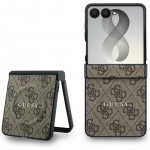 Tagakaaned Guess  Guess 4G Classic MagSafe Case for Samsung Galaxy Z Flip 8 - Brown