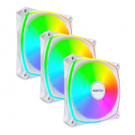 Jahutid montech CASE FAN 120MM/RX120 PRO WHITE 3 IN 1