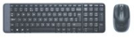 Arvuti klaviatuur Logitech  Logitech Wireless Keyboard and Mouse  MK220  Wireless  Mouse included  US  Black