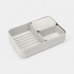 Muud v&auml;ikesed kodumasinad brabantia  BRABANTIA Make & Take pusdienu kārba  bento  light grey 203503