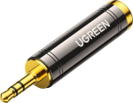 Kaabel Ugreen  UGREEN adapter  adapter from 3.5 mm jack to 6.5  6.35 mm mini jack (grey)