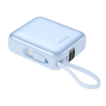 V&auml;line aku swissten  Swissten SPACE Power Bank Universāla Ārējas Uzlādes Baterija USB-C / Lightning / 10000 mAh Zila (8595217495319)