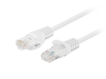 Kaabel Lanberg Patchcord CAT.5E UTP 0.25M fluke passed 10-pack, White | PCU5-20CC-0025-W