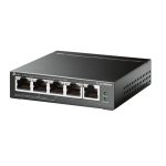 Server &ndash; muud tarvikud TP-Link 5-Port Gigabit Easy Smart Switch with 4-Port PoE+ TL-SG105MPE Managed L2, Desktop, Ethernet LAN (RJ-45) ports 5