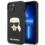 Tagakaaned Karl Lagerfeld Karl Lagerfeld KLHCP14MKH3DBK iPhone 14 Plus 6.7 "black / black hardcase 3D Rubber Karl's Head