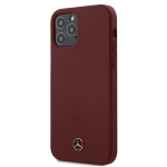 Tagakaaned Mercedes-Benz  Mercedes Silicone Line Case for iPhone 12 / iPhone 12 Pro - Red