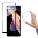 Kaitseklaasid Wozinsky - Wozinsky Full Cover Flexi Nano Glass Film Tempered Glass With Frame Xiaomi Redmi Note 11 Pro + / 11 Pro Transparent