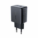 Adaptrid Acefast  Acefast fast USB Type C 20W Power Delivery charger black (A1 EU black)