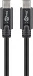 Kaabel Goobay 67975 USB-C to USB-C, USB 3.2 GEN1, 0.5 m