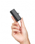 V&auml;line aku Veger  Powerbank Veger PlugOn (W0556/V0556) PD QC3.0 3A 20W 5000 mAh with a built-in connector Type C black