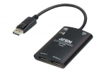 Server &ndash; muud tarvikud Aten DisplayPort to 2 DisplayPort VS92DP-AT Black