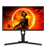 Monitorid AOC Monitor 25G3ZM/BK 24.5 ", VA, FHD, 1920 x 1080, 16:9, 1 ms, 300 cd/m&sup2;, Black/Red, 240 Hz, HDMI ports quantity 2