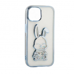 Tagakaaned iLike Apple iPhone 11 Silicone Case Print Desire Rabbit Blue