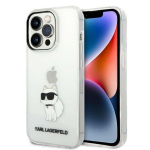 Tagakaaned Karl Lagerfeld  Karl Lagerfeld KLHCP14XHNCHTCT iPhone 14 Pro Max 6.7" transparent hardcase Ikonik Choupette