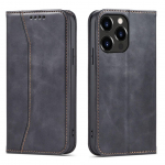 Tagakaaned Hurtel  Magnet Fancy Case Case for iPhone 13 Pro Max Pouch Wallet Card Holder Black