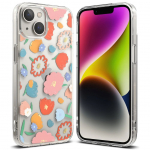 Tagakaaned Ringke  Ringke Fusion Design Armored Sleeve Cover with Gel Frame for iPhone 14 Plus transparent (Floral) (FD637E31)
