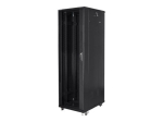 Serverid Lanberg  Rack cabinet 19" free-standing 42U/600x1000 (flat pack), black |