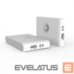 Laualamp Elight T1 Wall Fix Double Projection Led 1W battery Lamp 2700K with mooving / dusk sensor USB-C White