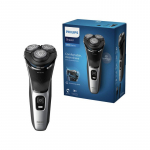Raseerijad Philips Philips Wet or Dry electric shaver S3143/00, Wet&Dry, PowerCut Blade System, 5D Flex Heads, 60min shaving / 1h charge, 5min Quick Charge