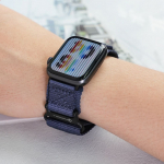 Rihm Forcell  Strap to Apple Watch Forcell F-Design FA05 nylon hook-and-loop 38 / 40 / 41 mm blue
