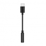 &Uuml;leminek OEM Adapter AUX Type C (male) to Jack 3,5 mm (female) black