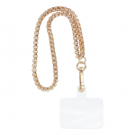 Muu OEM  CHAIN #42 Phone lanyard, Phone pendant / cord length 40cm (20cm in the loop) / on wrist - gold