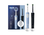 Hambahari Oral-B Electric Toothbrushes | Vitality Pro Duo | Rechargeable | For adults | Number of brush heads included 2 | Number of teeth brushing modes 3 | Black/Blue White