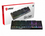 Arvuti klaviatuur MSI  Vigor GK30 Gaming Keyboard, US Layout, Wired, Black