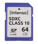 Muu arvutitarvik Intenso MEMORY SDXC 64GB C10/3411490