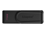 M&auml;lupulk Kingston  USB Flash Drive | DataTraveler Exodia S | 64 GB | USB 3.2 Gen 1 | Black