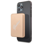 V&auml;line aku Guess  Guess Inductive Power Bank 5W GUPBMSVSLG 3000mAh gold/gold MagSafe