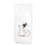 Tagakaaned Karl Lagerfeld Apple iPhone XR Fun Choupette No Rope Hard Case Transparent