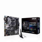 AMD protsessori emaplaat Asus  Mainboard||AMD B550|SAM4|MicroATX|Memory DDR4|Memory slots 4|2xPCI-Express 3.0 1x|1xPCI-Express 4.0 16x|2xM.2|1x15pin D-sub|1xDVI-D|1xHDMI|2xAudio-In|1xAudio-Out|6xUSB 3.2|1xPS/2|1xRJ45|PRIMEB550M-AWIFIII