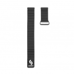 Rihm Connect 20mm Flat head Leather - Silicone Loop Magnetic Watch Strap (130mm M/L) Black