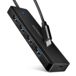 Laadija Axagon  Travel four-port USB-C 5Gbps hub | HUE-C1C
