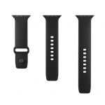 Rihm Puro Puro Icon Silicone Strap for Apple Watch 42 / 44 / 45 / 49 mm - Black (2 pcs.)