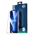 Kaitseklaasid Joyroom Joyroom JR-MLG0286 2.5D Anti-Blue Light + Dustproof Tempered Glass with Black Frame for iPhone 15 Plus/16 Plus