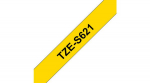 Tarvikud ja tarvikud Brother  TZe-S621 Strong Adhesive Laminated Tape Black on Yellow, TZe, 8 m, 9 mm